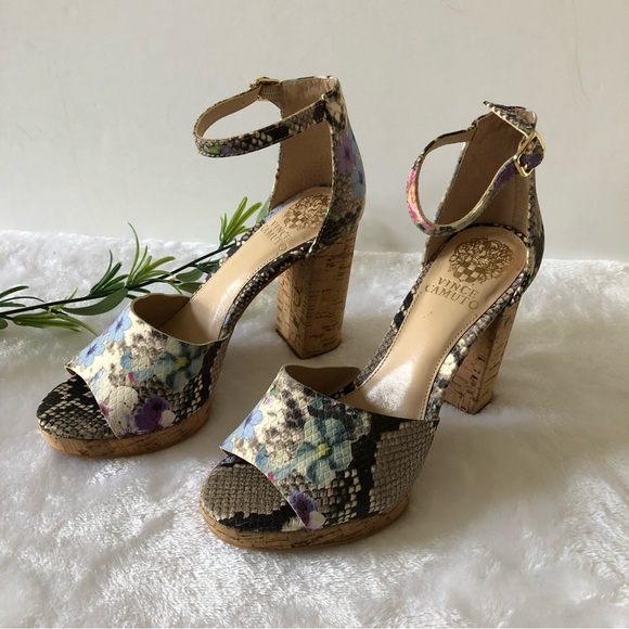 Vince Camuto Ciestie Platform Sandal, Size 6.5 - Picture 1 of 13